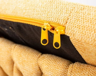 Стул барный DOBRIN LEON (желтая ткань (LAR 275-8)) 2 шт