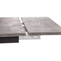 Стол VIGO ЛДСП/HPL/металл, 120 x 80 x 30 х 30 х 75 см, Черная сосна/черный