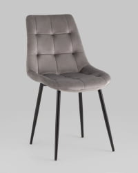 Стул Флекс Нев велюр светло-серый 2шт / New