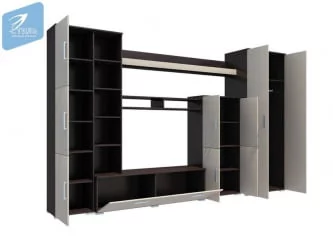 Гостиная Атлантида 5 Венге Дуб молочный