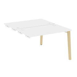 Стол-приставка двойной к опорным элементам ONIX WOOD OW.D.SPR-2.7 Белый Бриллиант/Светлый