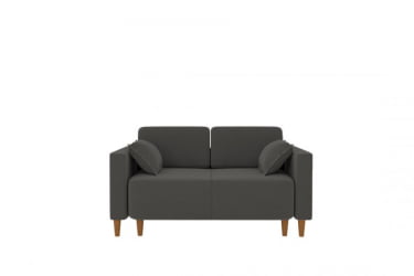 Диван прямой Ультра (Berhouse) Цвет фасада: Серый велюр; Тип: Прямой; Материал фасада: Металл/Велюр