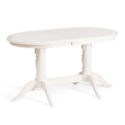 Раздвижной стол COPPOLA бук, мдф, 140+40x80x77см, Ivory white