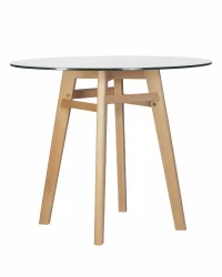 Круглый стол из стекла DOBRIN ALBERT 90 GLASS