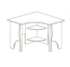 Стол угловой АЛИСА 558