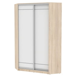 Шкаф-купе YA-230х1250-1(ДСС-Белый-D1D1)