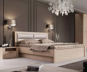 Кровать подъемная 1600 Элана №2 Дуб сонома/Ель карпатская