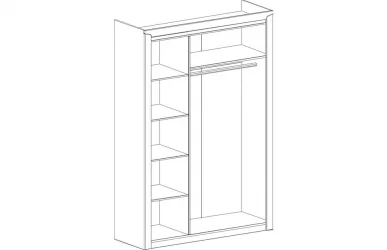 Детский шкаф для одежды Соренто 03 Дуб бонифаций