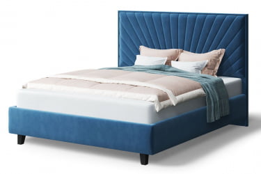 Кровать Леона, 2000x1600мм, синий