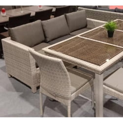 Плетеный диван S65B-W85 Latte