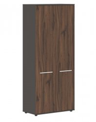 Шкаф с глухими дверьми EDIS EHCS 85.1 Дуб Денвер темный Белый Мокко