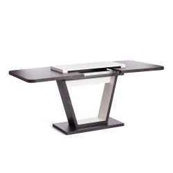 Раздвижной стол VOX ЛДСП, 132-172x85x75,5 см, Мрамор черный/Белый