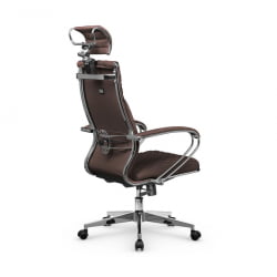 Кресло руководителя Metta L 2c 44C/K116 Infinity Easy Clean (MPES) Комплект 3 Темно-коричневое