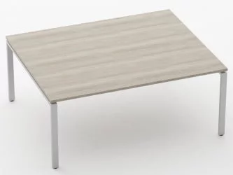 Стол для переговоров Дека П-обр.каркас 71.125.18 Дуб Сантана светлый / Deka