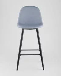 Стул барный Валенсия с подножкой Голубой
