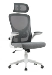 Кресло офисное TopChairs Airone серый ткань