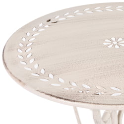 Зона отдыха Secret de Maison Monique (mod. PL08-6241.6242) металл, стол:62*73, стул: 48*40*93, Античный белый (Antique White)