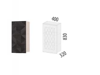 Шкаф-витрина кухонный (лев/прав) Дакота 103.23