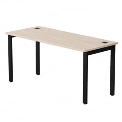 Стол прямой на металлокаркасе, опоры 90 гр Everprof EVO 254S008 Дуб Соната Черный