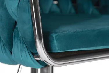 Стул барный DOBRIN MARCEL Морской волны велюр MJ9-99