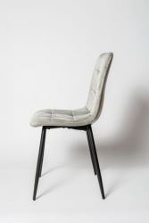 Стул для гостиной OKC 1225 серый вельвет G-062-39