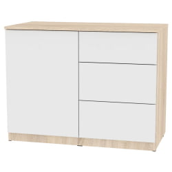 Комод Калисто(К15)699х902х468ПУСХтоОПЕН(ДСС-Белый) / Калисто(K15)699х902х468PUSHtoOPEN(ДСС-Белый)