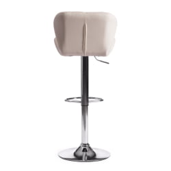 Барный стул BIAGGIO (mod. KY717) металл/экокожа, 44*50*83-103 см, белый/хром