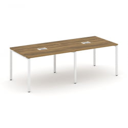 Стол переговорный (2 столешницы) CONCEPT CN.PRG-022 Сандал Янтарный Белый