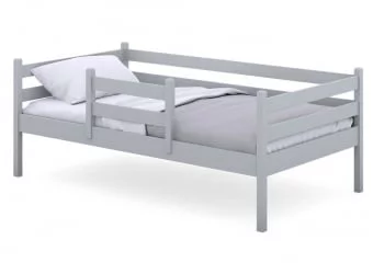 Детская кровать для девочки RooRoom VK-11с Серая