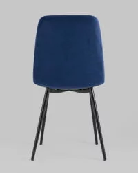 Стул Oliver велюр Темно-синий