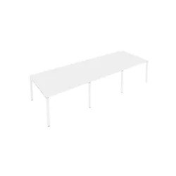 Переговорный стол (3 столешницы) Metal System Б.ПРГ-3.2 Белый