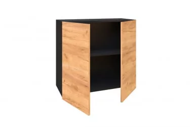 Шкаф кухонный 800 Шервуд ЛД 281.360.000.027 Черный Дуб золотой