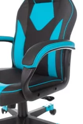 Геймерское кресло Zombie GAME 17 Черный-синий