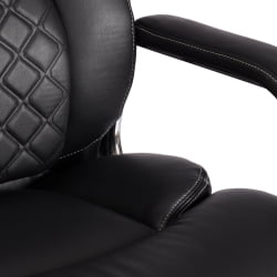 Кресло Atlant рецикл. кожа/иск. кожа, черный