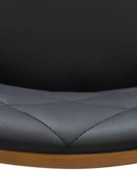 Стул барный DOBRIN MARTIN Черный PU ABA 001