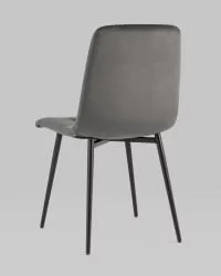 Стул Одди велюр Темно-серый