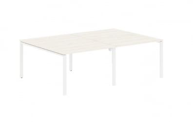 Бенч-система 4-местная EDIS EUWST 2316 Ясень Траун Белый