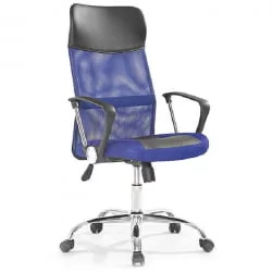 Кресло офисное 8011-MSC Черно-синий