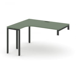 Стол-надставка на опорную тумбу (левый) CONCEPT CN.OSAN-003(L) Кобо Черный