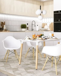 Стол обеденный OSLO NEW 120*80 Белый