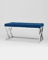 Банкетка ИНСИГНИЯ велюр Синий