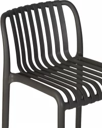 Стул полубарный DOBRIN CHLOE Темно-серый