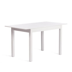 Стол MOSS раздвижной бук, мдф, 110+30 x 68 x 75 см, white (белый)