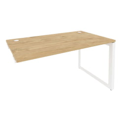 Стол-приставка на О-образном м/к к опорным элементам ONIX O.MO-SPR-3.8 Тиквуд Светлый/Белый