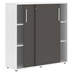 Шкаф с дверьми-купе EDIS EMC 1343 Мокко Белый Белый