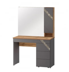 Туалетный столик (лев/прав) Монако 902.06 Дуб Вотан Оникс Графит