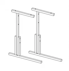 Каркас стола с регулировкой высоты АЛц.КР №5-7