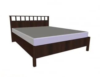 Кровать Люкс (1800) Sherlock 46 Орех шоколадный (спальня)