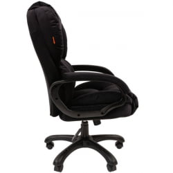 Кресло руководителя CHAIRMAN 434 HOME велюр Черный