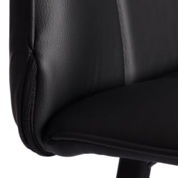 Полубарный стул Bari/Бари экокожа , черный, 42х55х99 см